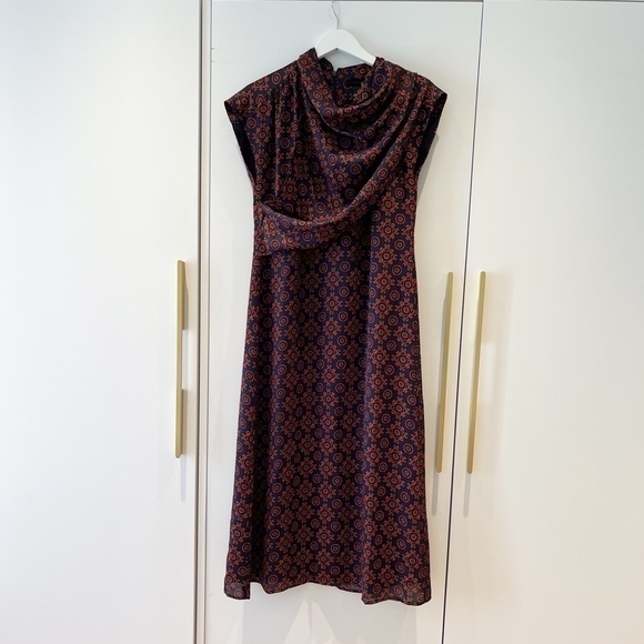 BNWT Club Monaco Drape Neck Dress - Picture 5 of 13